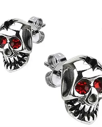 Red Eye Skull ørestik