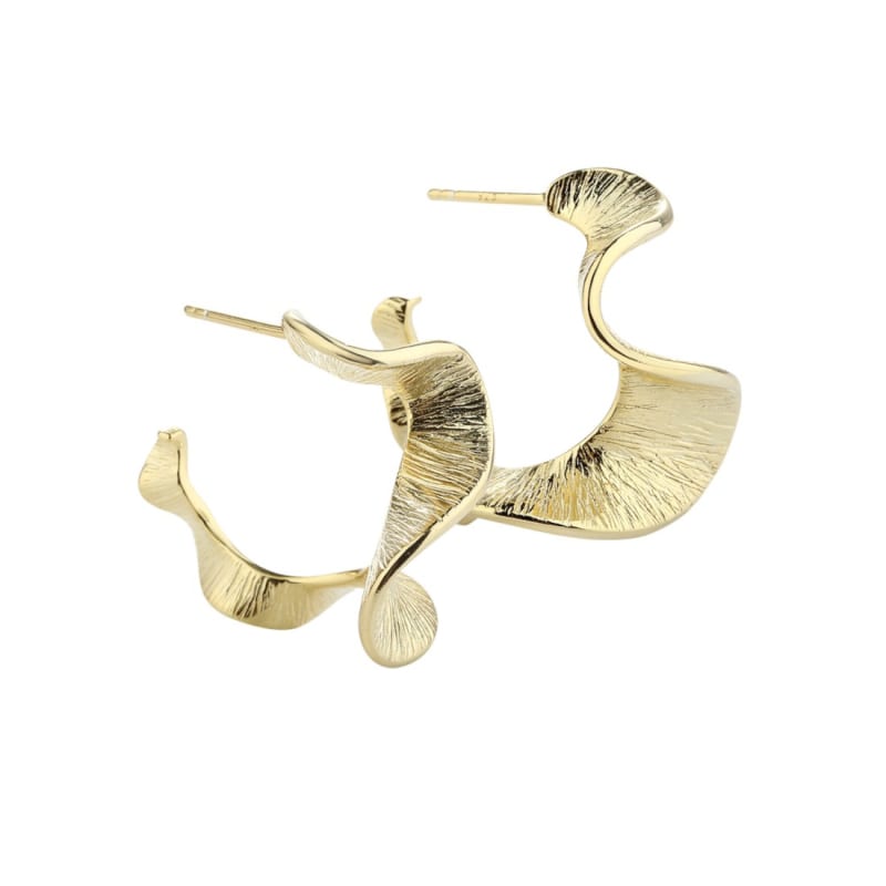 Rhumba Medium Hoop   Golden