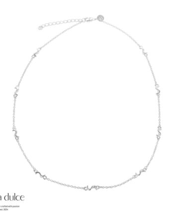 Rhumba Simple Necklace   Silver