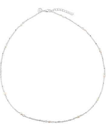 Rice Dots Necklace   Silver