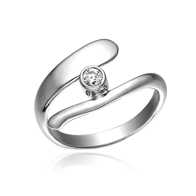 Ring   Blank Sølv 49