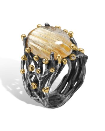 Ring Ponte Rutile Qtz 52