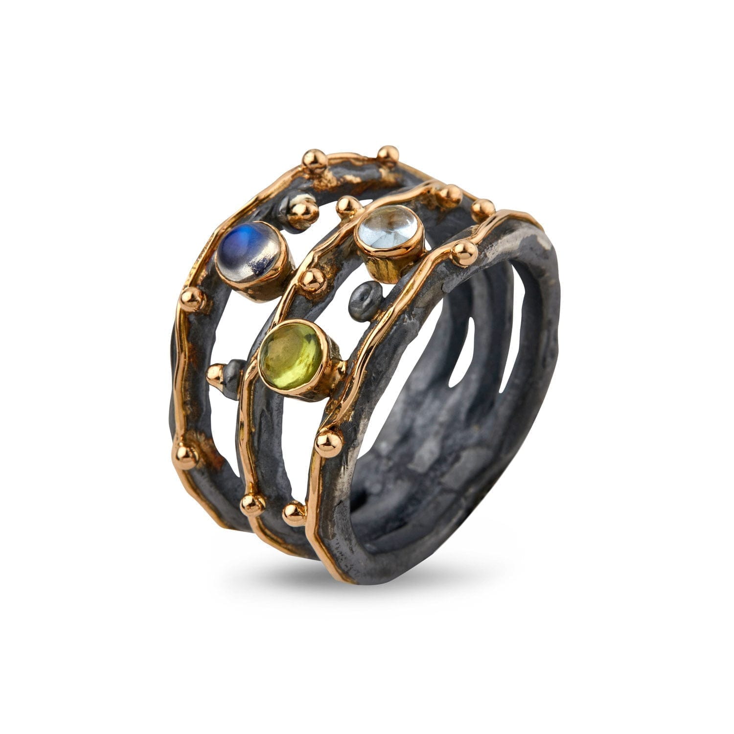 Ring Zeus Tribeca Blue Green 52