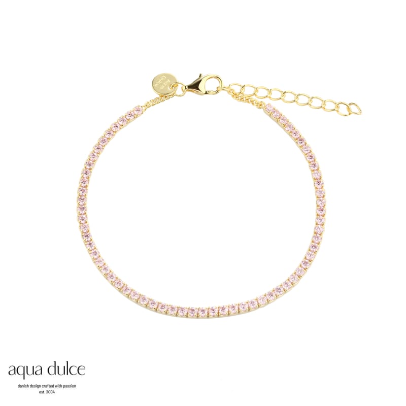 Rose Dagny Tennis Bracelet   Golden