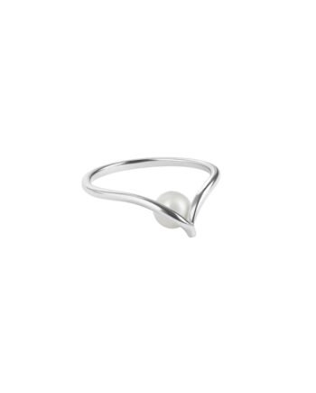 Sela Pearl Ring 62   Silver