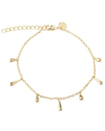 Shiny Drop Bracelet   Golden