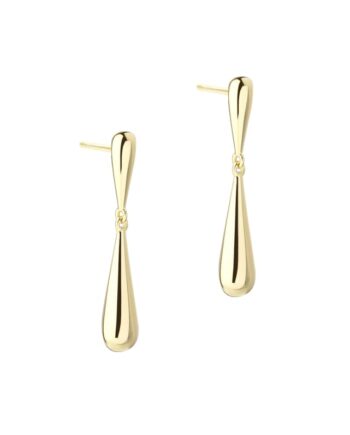Shiny Drop Earstud   Golden