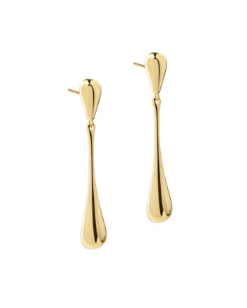 Shiny New Drop Earring   Golden
