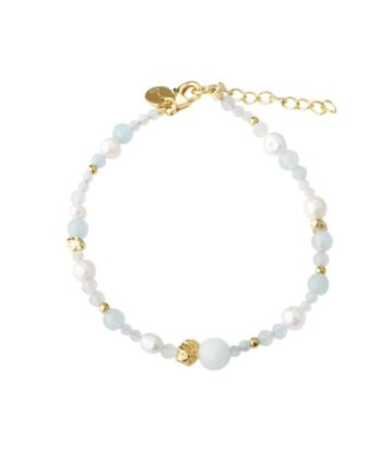 Sinna Pearl Bracelet   Golden