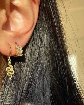 Snake ørering   Sterling