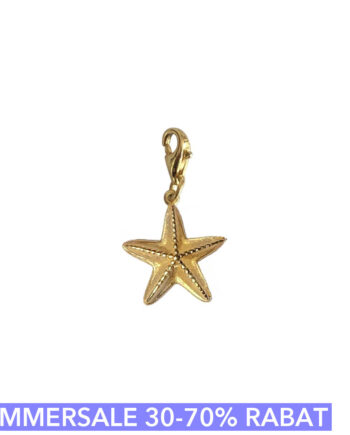 Søstjerne Vedhæng  Linkycharm Deepsea 18 Karat Forgyldt Sterling Sølv