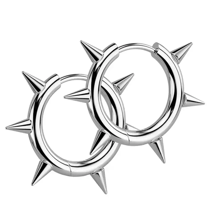 Spids ørering Med Store Spidser Cm