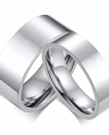 Steel Shapy Ring Med Shine