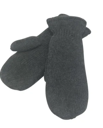 Strikkede Vanter   Grå  Cozy By Julie Zangenberg