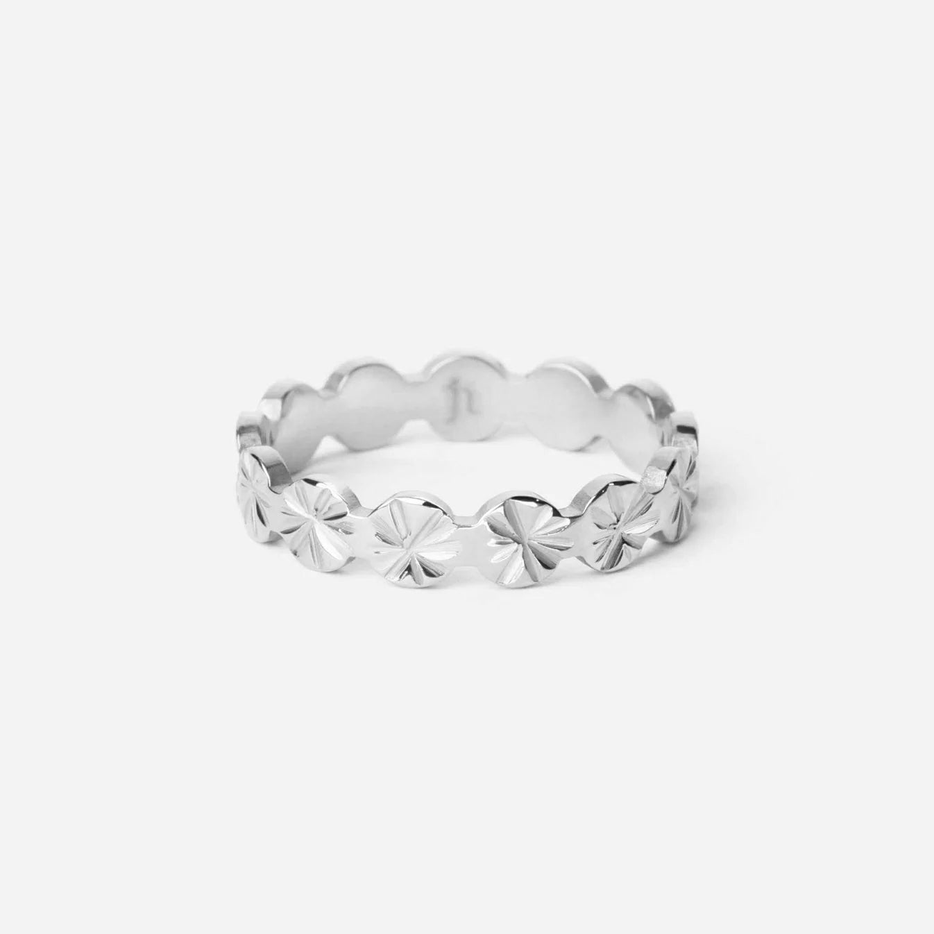 Sunset Eternity Ring Sølvfarvet