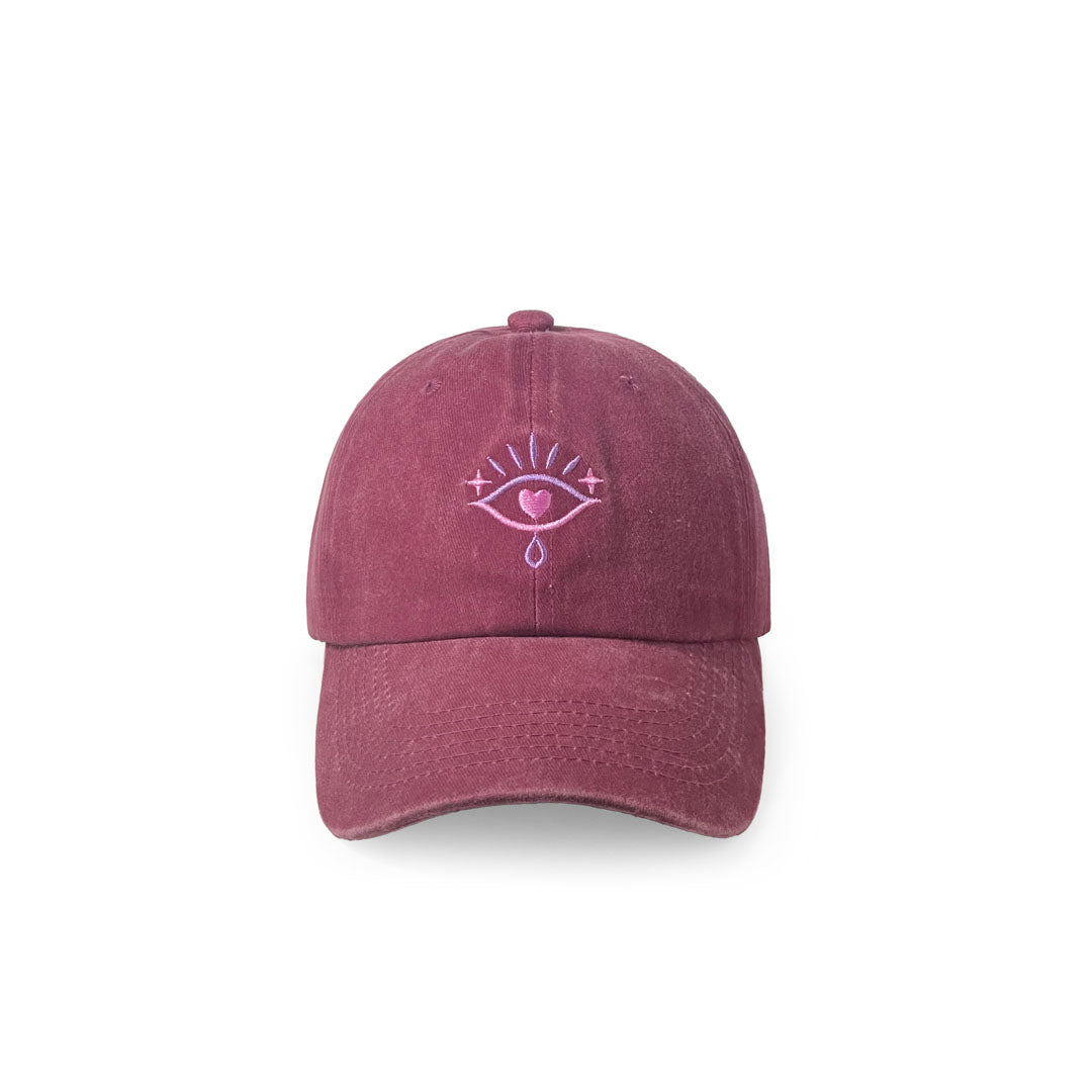 Thirdeye Cap Kasket Støvet Rose Bordeaux