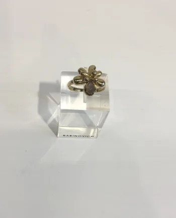 Tilbud Forgyldt Ring Med Sten Str  54 Rabinovich 250 Kr  Spar 72