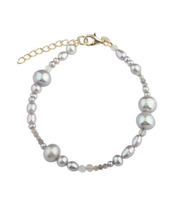 Whisper Pearl Bracelet   Golden