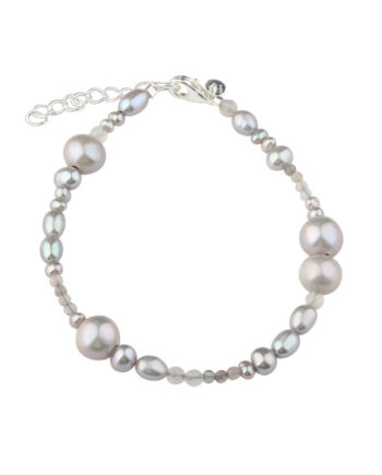 Whisper Pearl Bracelet   Silver