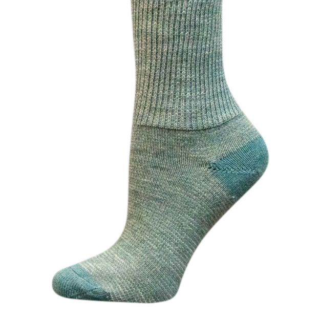 Alpaca Strømper Mintgrøn Str  34-48  Bløde Og Lunde Sokker 70  Baby Alpaka 30  Nylon  Størrelse 18-21