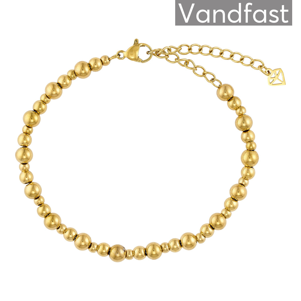 Annebrauner Ball Armbånd 18k Guldbelagt