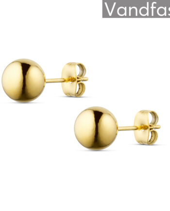 Annebrauner Ball Studs øreringe 18k Guldbelagt   Mm