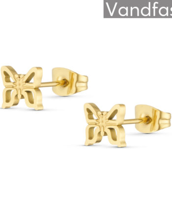Annebrauner Butterfly ørestikker 18k Guldbelagt
