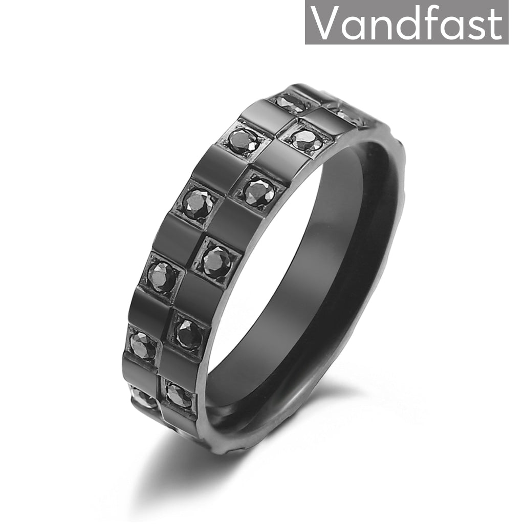Annebrauner Chess Black Ring 50