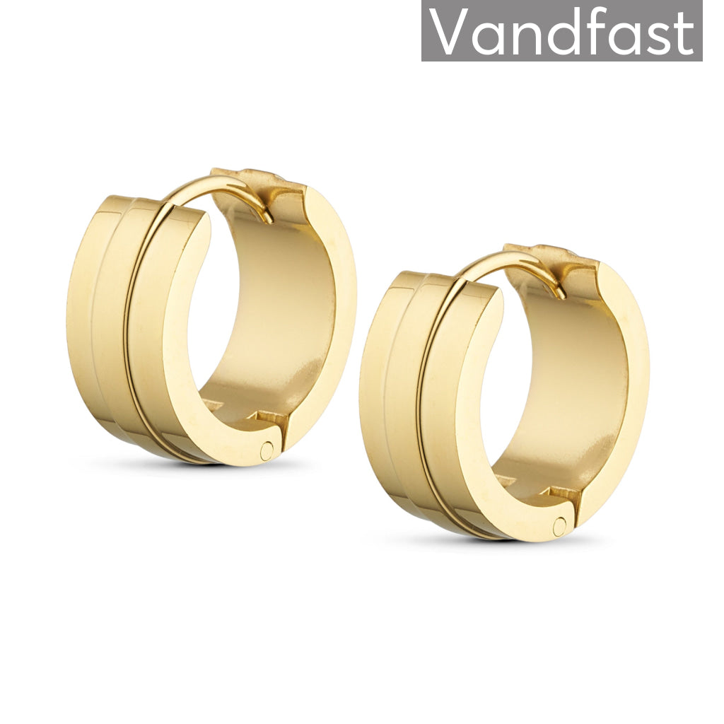 Annebrauner Chunky Hoop 18k Guldbelagt