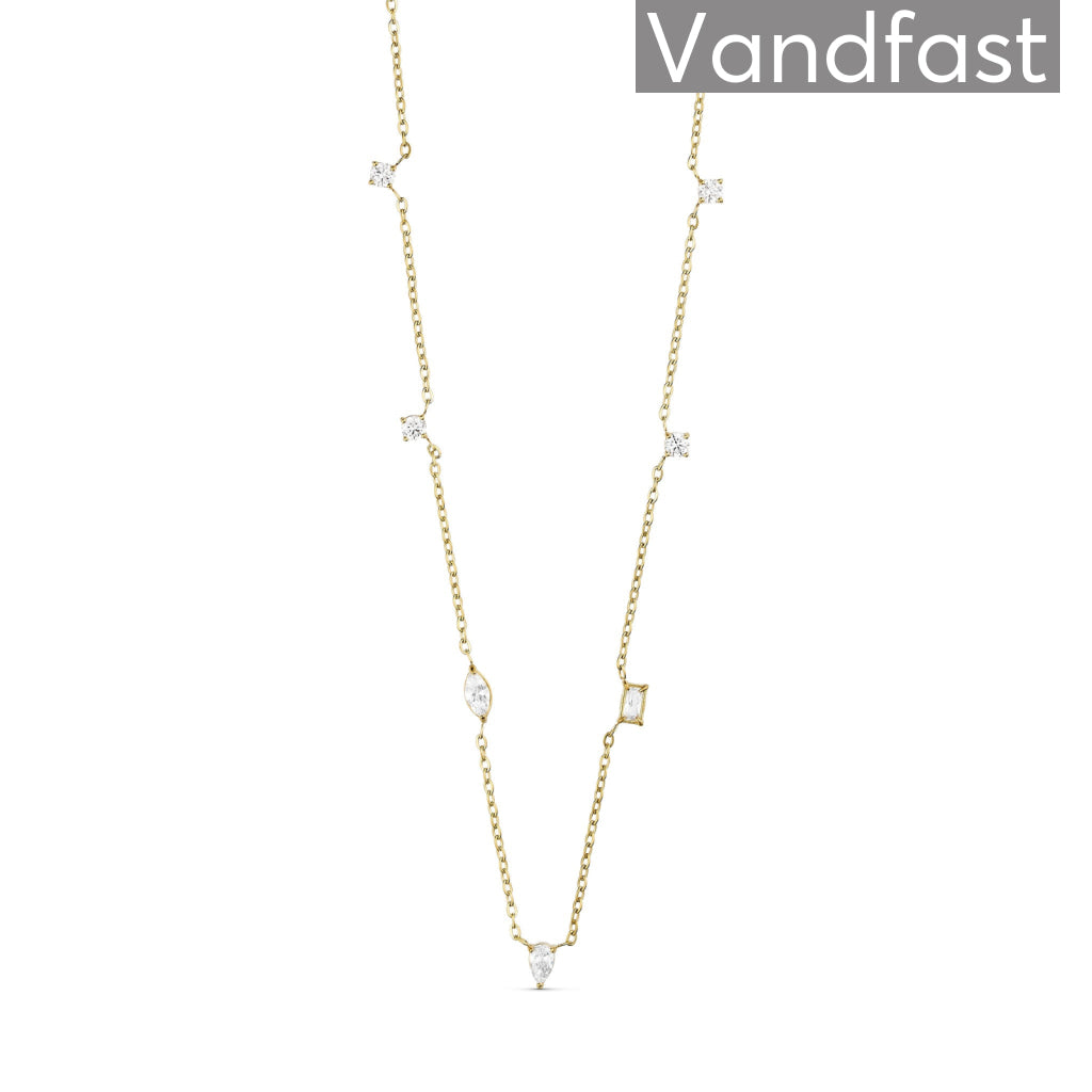 Annebrauner Classy Exclusive Halskæde 18k Guldbelagt