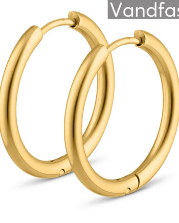 Annebrauner Creole Every Day 18mm øreringe 18k Guldbelagt
