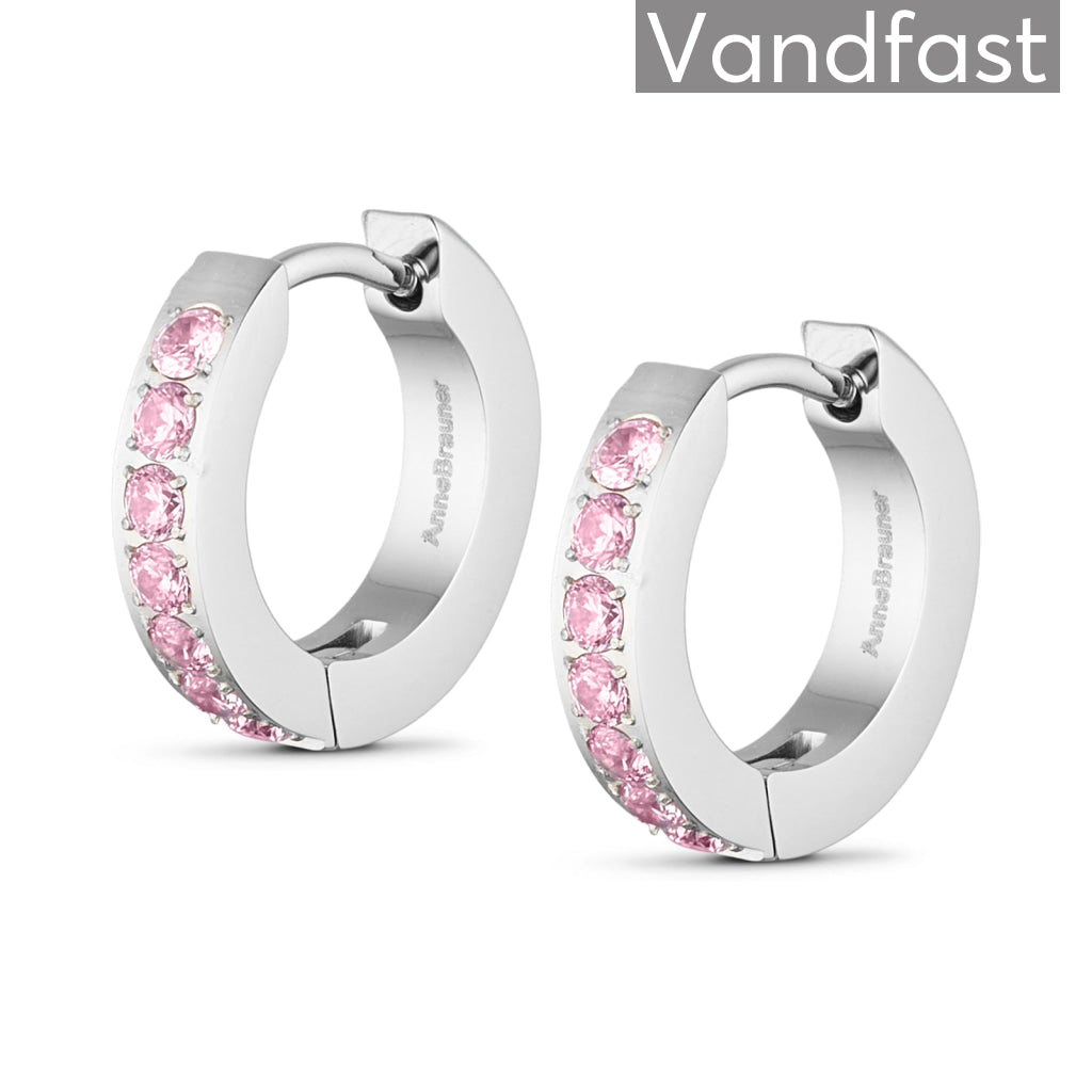 Annebrauner Creole Line Pink øreringe