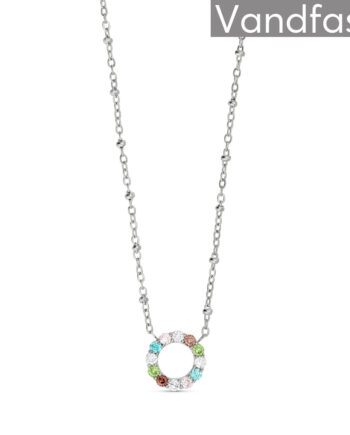 Annebrauner Dreamy Multicolor Circle Halskæde