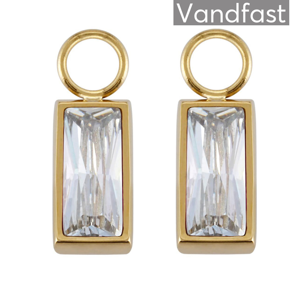 Annebrauner Empress Drops Clear 18k Guldbelagt