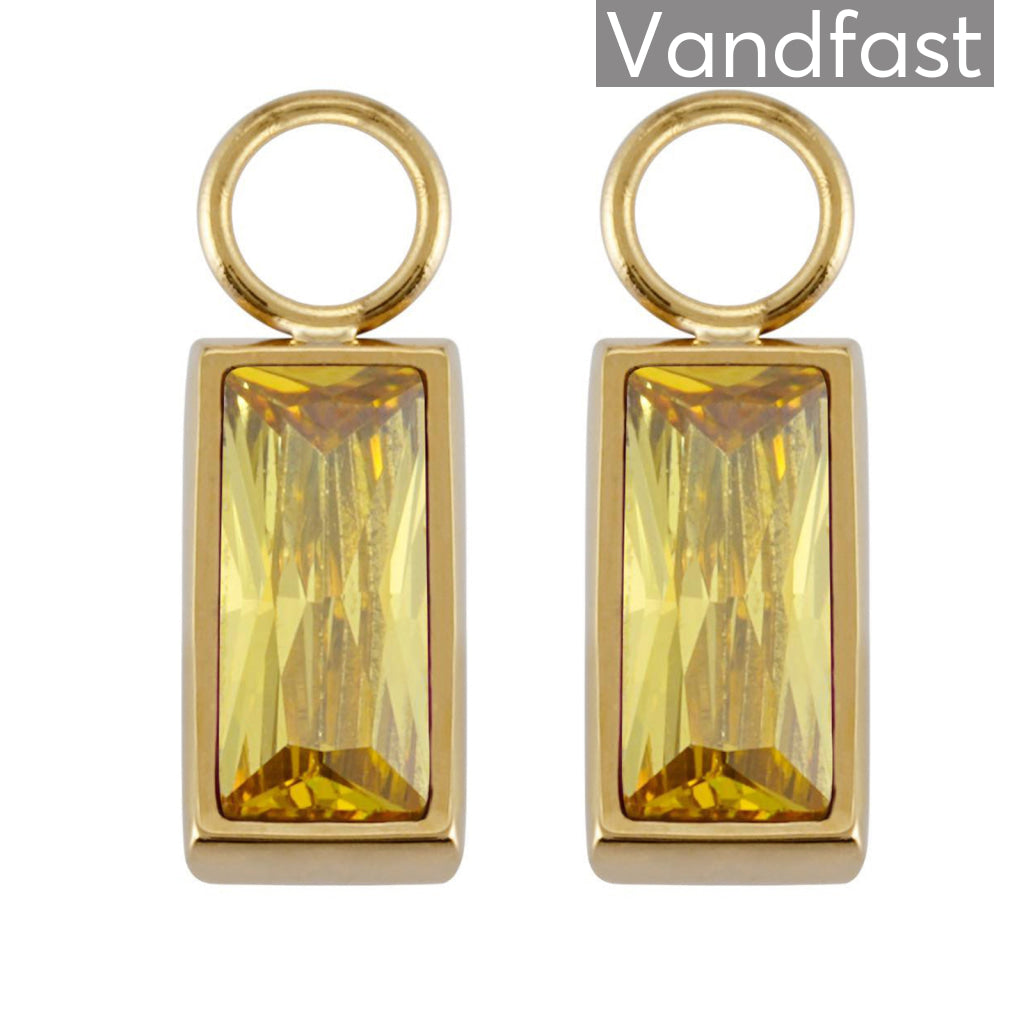 Annebrauner Empress Drops Yellow 18k Guldbelagt