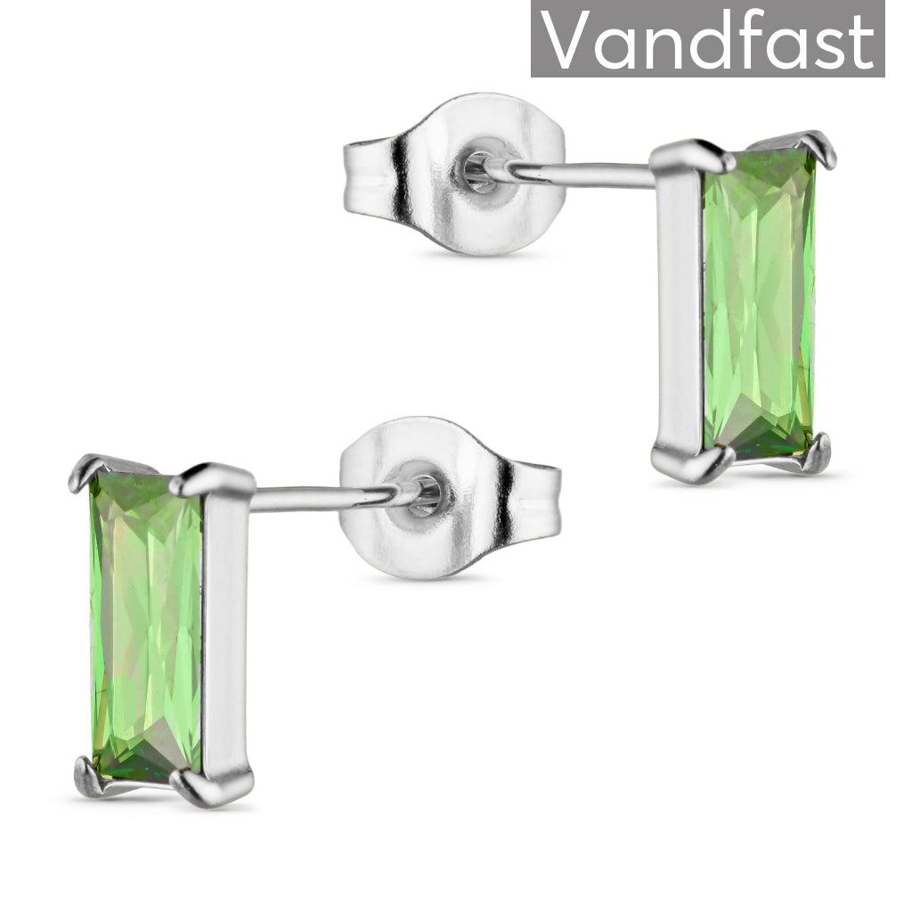 Annebrauner Empress 4x8mm  -green øreringe