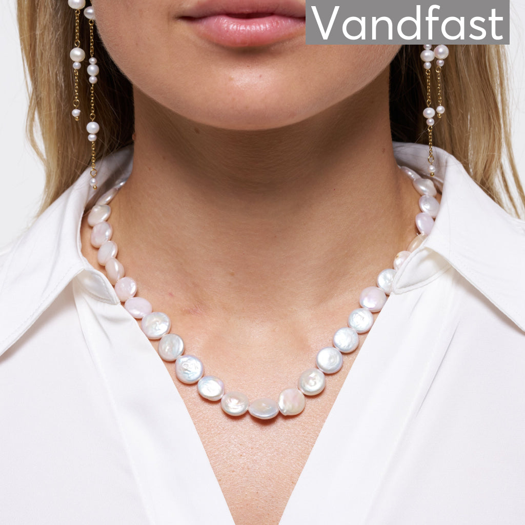 Annebrauner Exclusive Pearl Halskæde 18k Guldbelagt