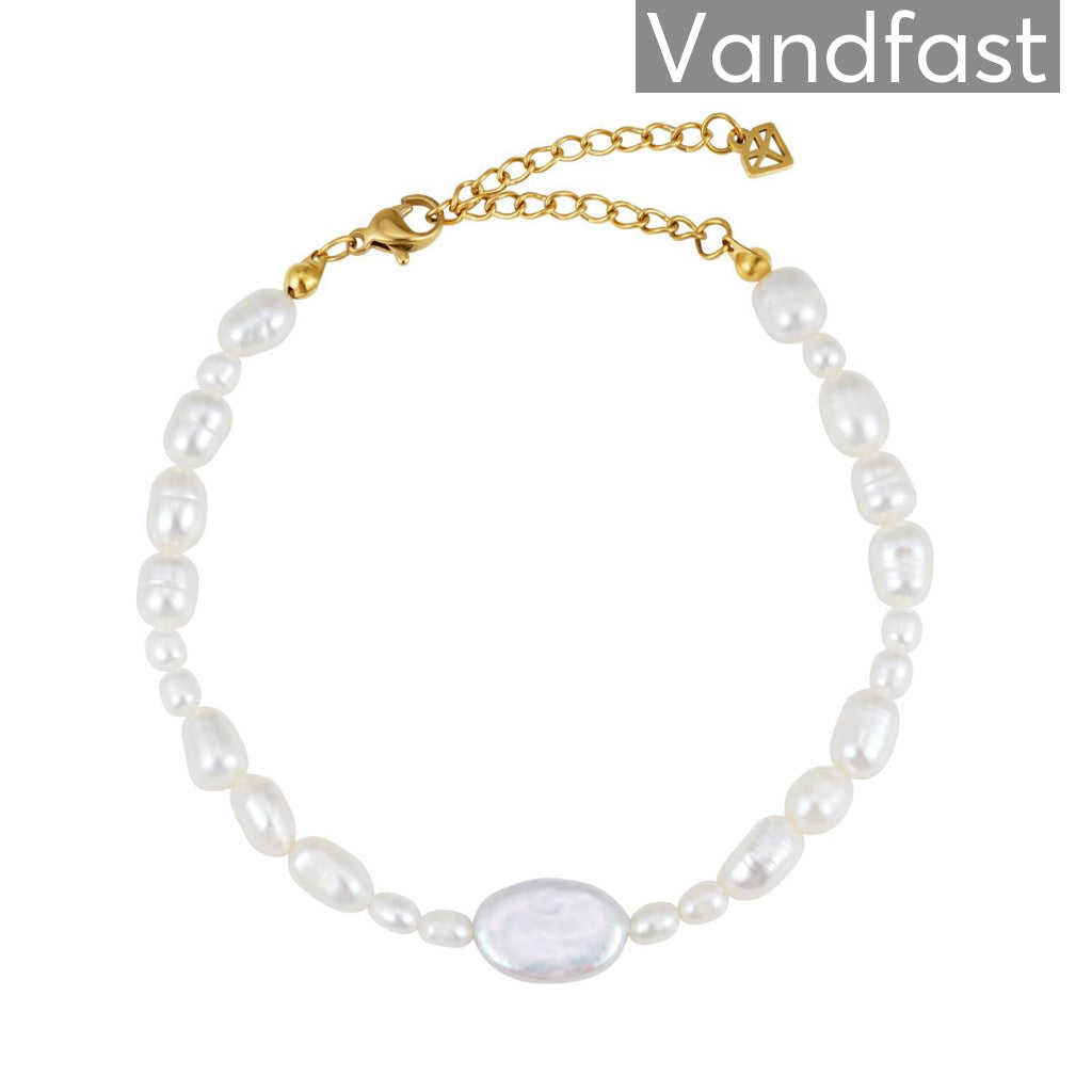 Annebrauner Freshwater Mix Armbånd 18k Guldbelagt