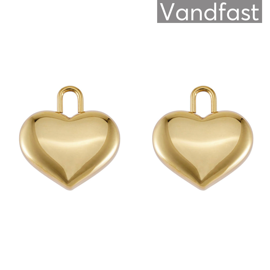 Annebrauner Heart Pendant 18k Guldbelagt