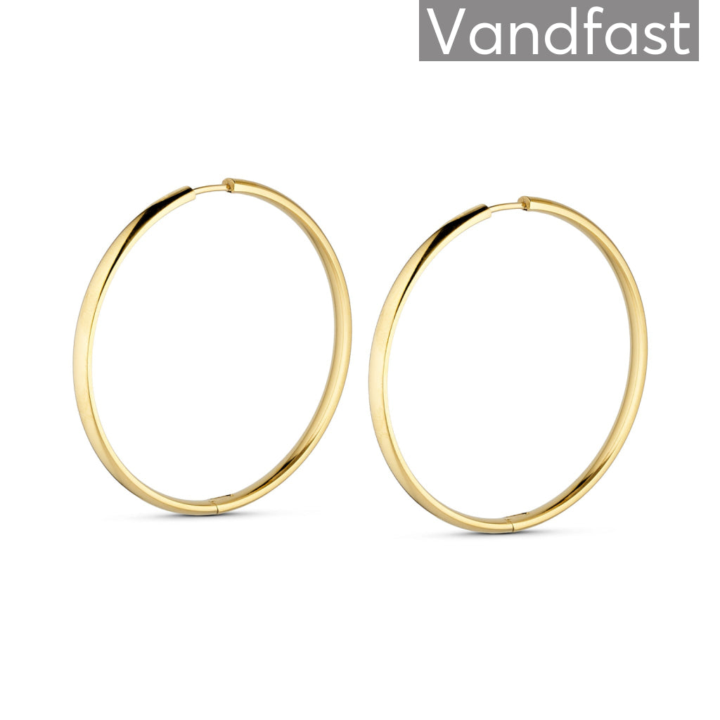 Annebrauner Hoops 45 Mm 18k Guldbelagt