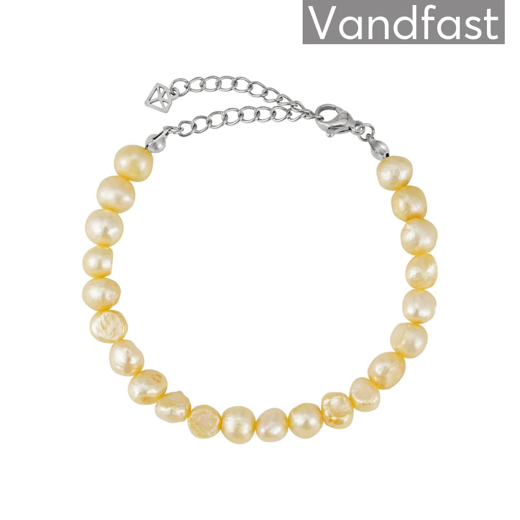 Annebrauner Pearl Light Champagne Armbånd