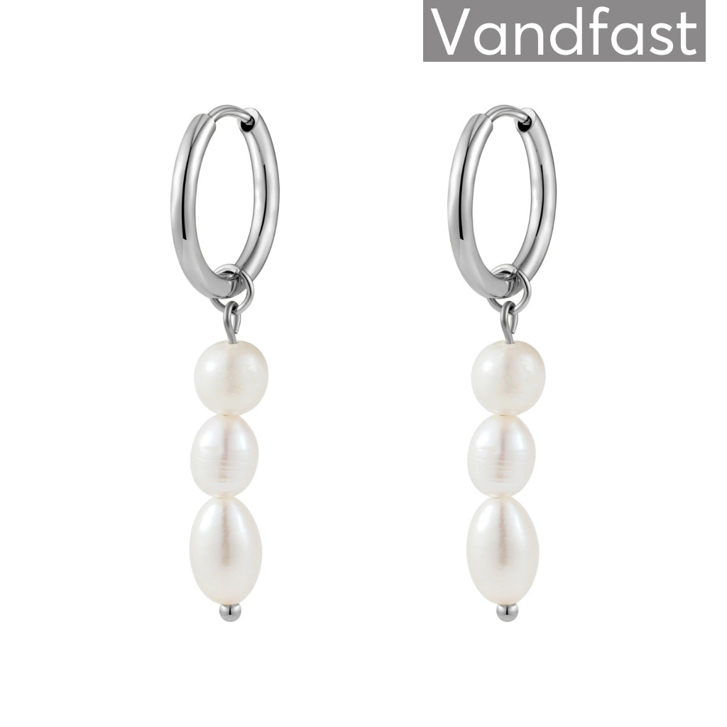 Annebrauner Pearl Triple Creole øreringe