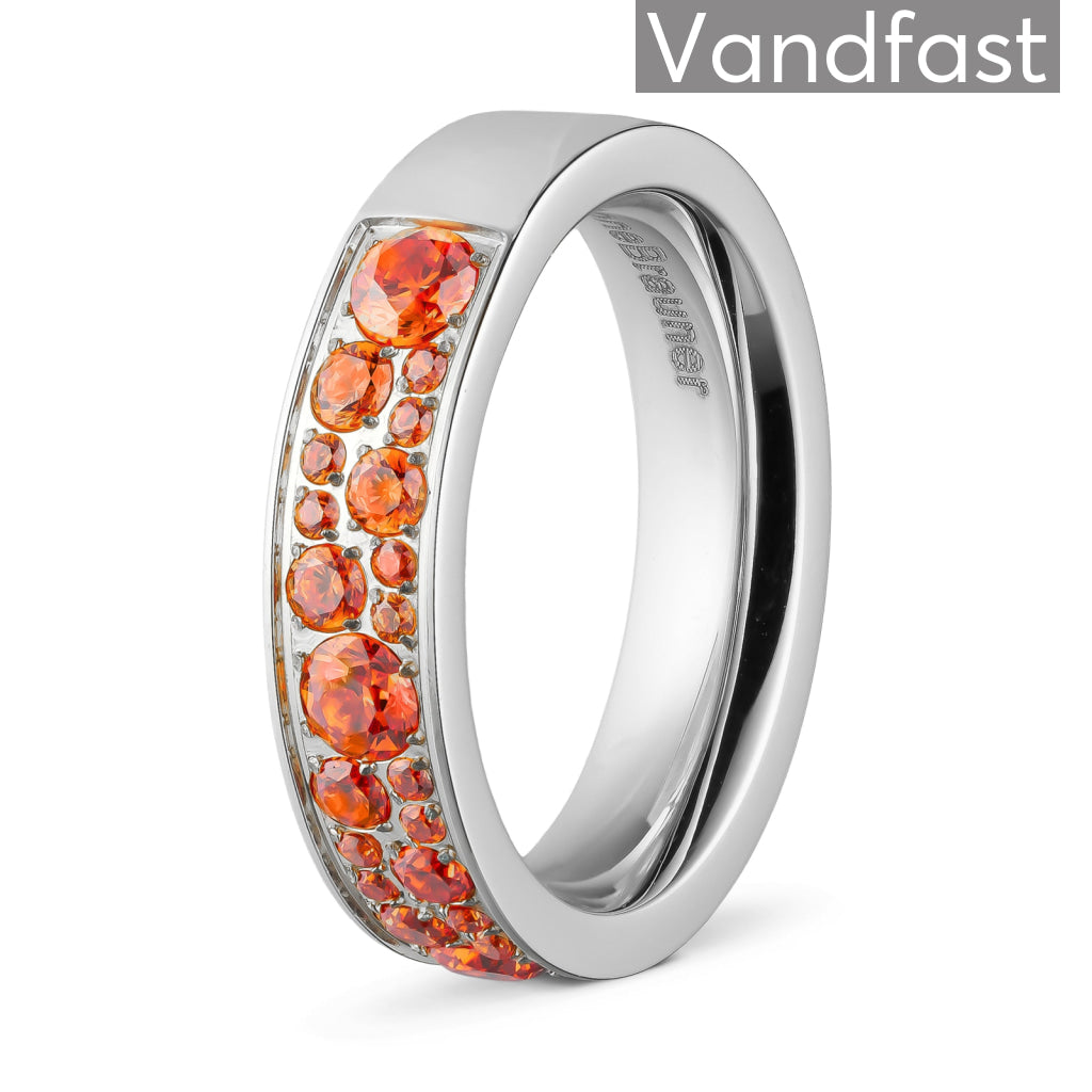 Annebrauner Sparkling Orange Ring 48