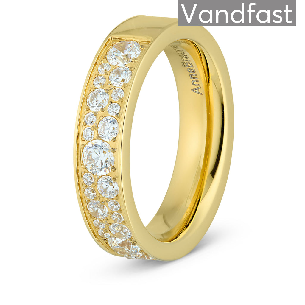 Annebrauner Sparkling Ring 18k Guldbelagt 48