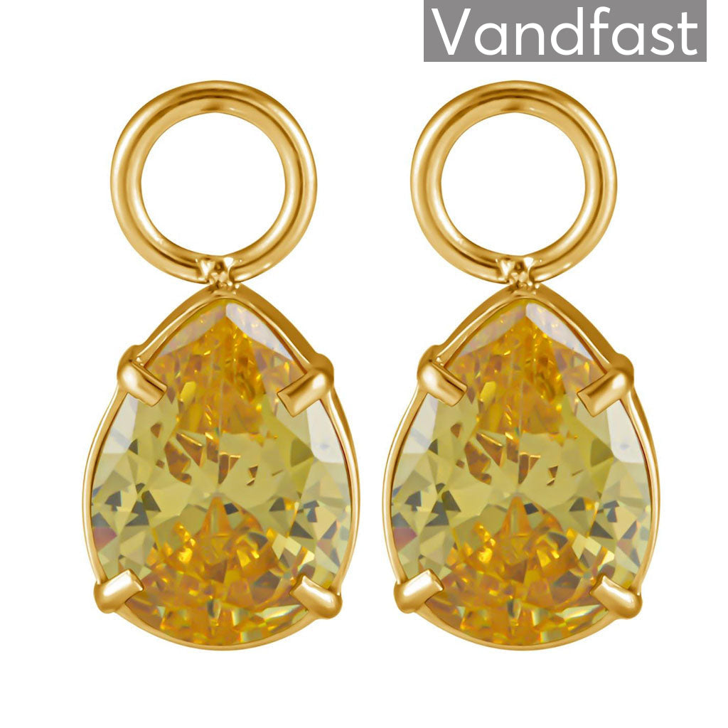 Annebrauner Water Drops Golden 18k Guldbelagt