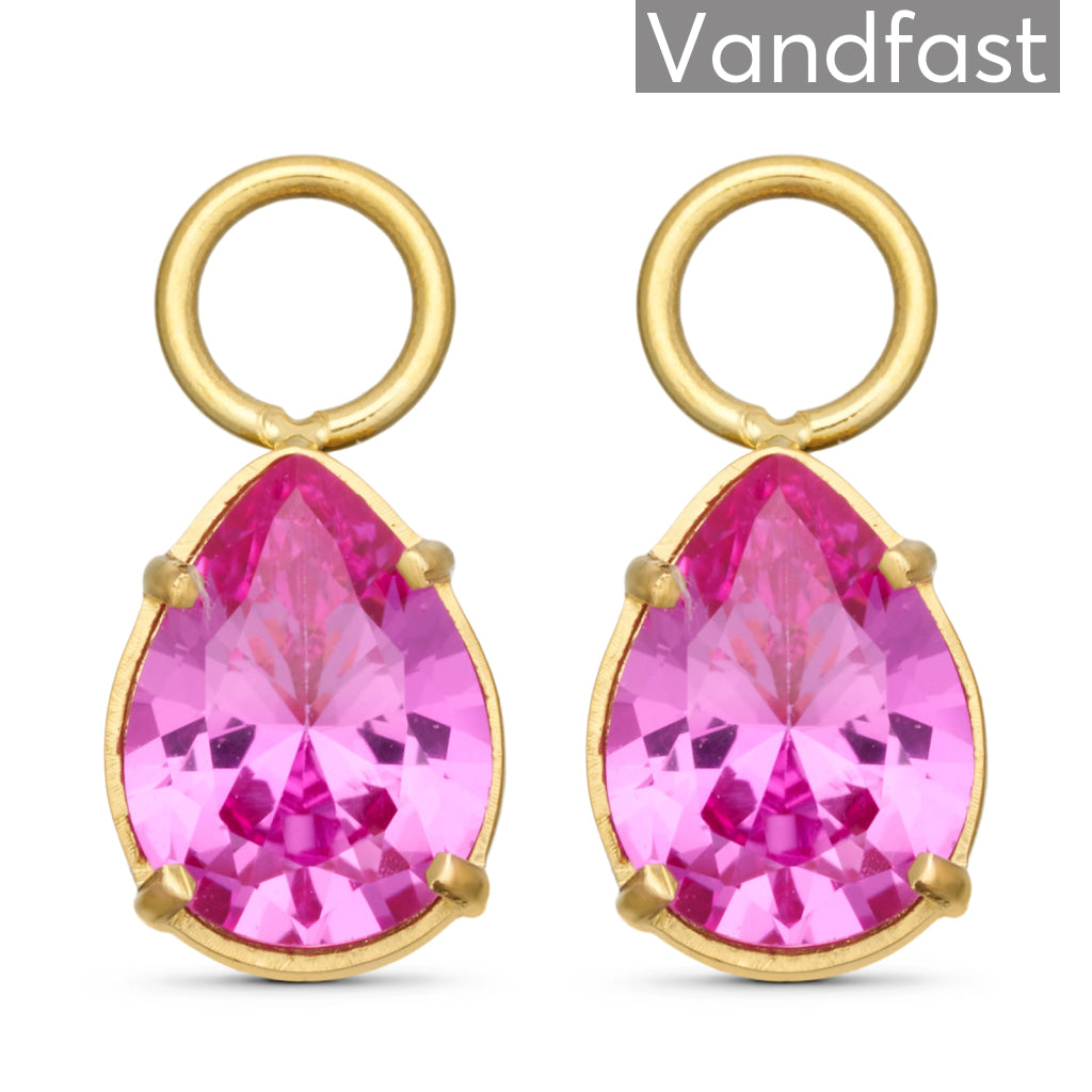 Annebrauner Water Drops Rose 18k Guldbelagt