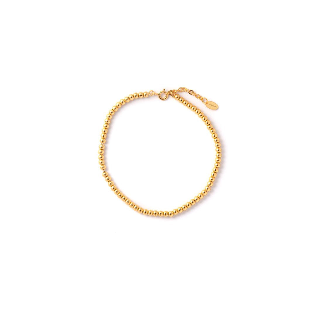 Armbånd  Bawlin 17 Cm Kugle Armbånd 18 Karat Forgyldt Sterling Sølv