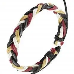 Armbånd   Læder Bomuld
