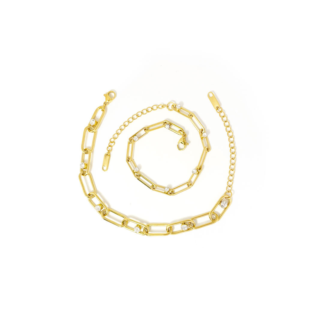 Armbånd  Twinklelinks 18   Forgyldt   Pakke