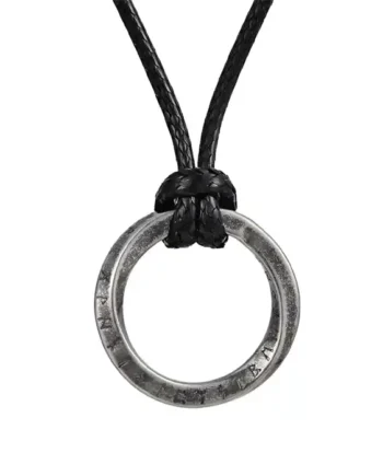 Aurum Circle Oxidized Halssmykke Til Mænd